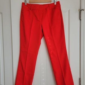 Bright Red Dress Pants